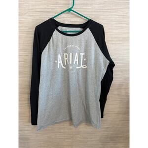 Ariat Women's size XXL Long sleeve baseball tee